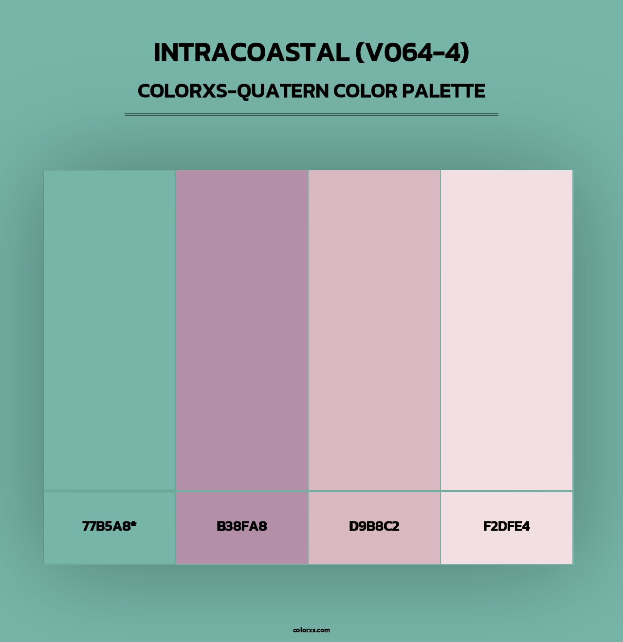 Intracoastal (V064-4) - Colorxs Quad Palette