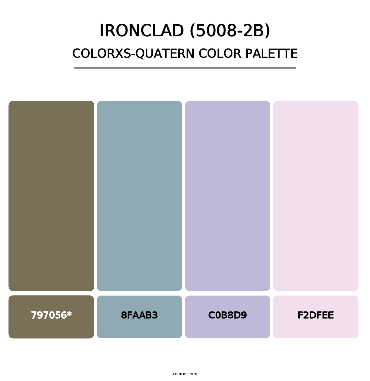 Ironclad (5008-2B) - Colorxs Quatern Palette