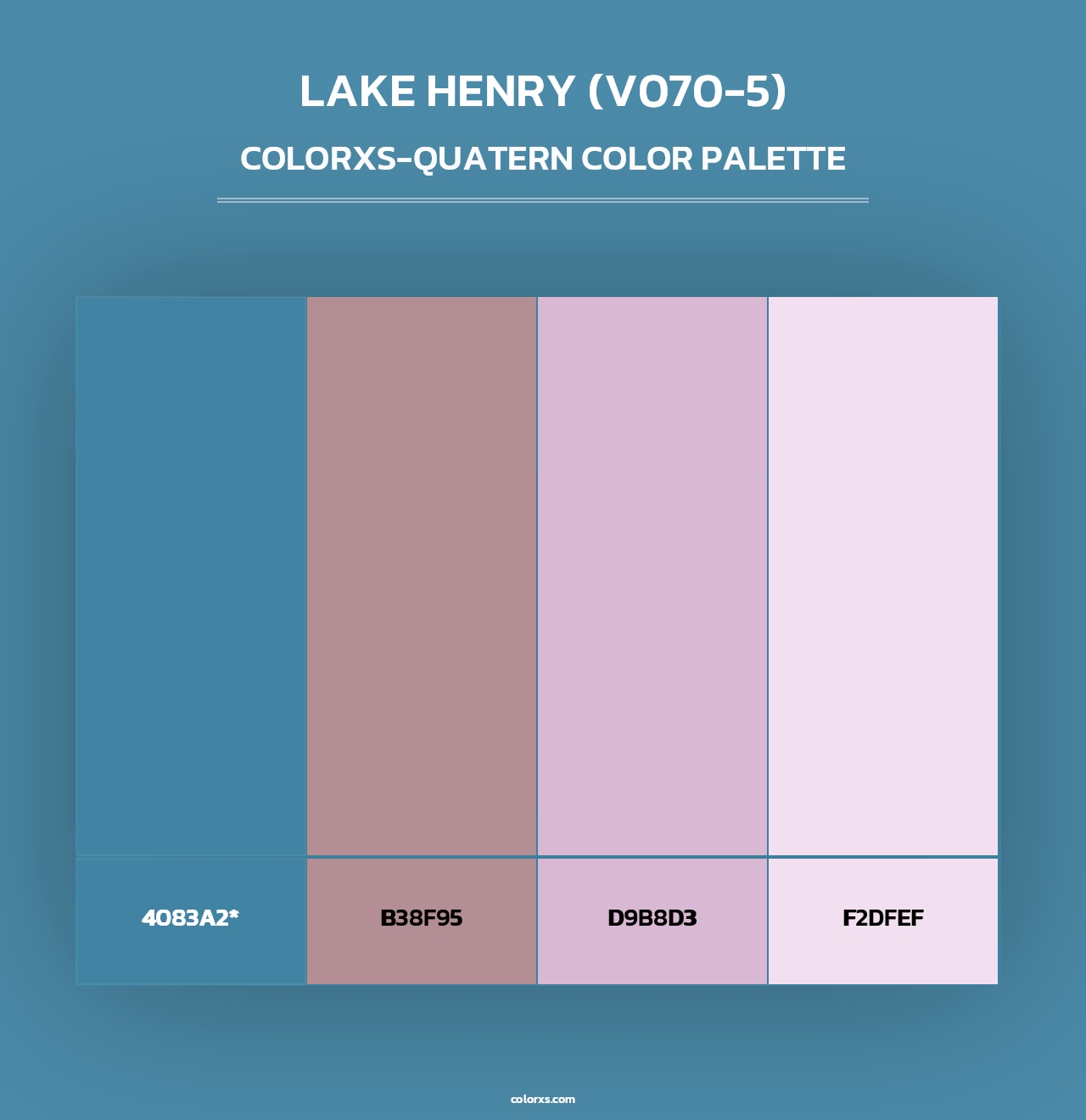 Lake Henry (V070-5) - Colorxs Quad Palette