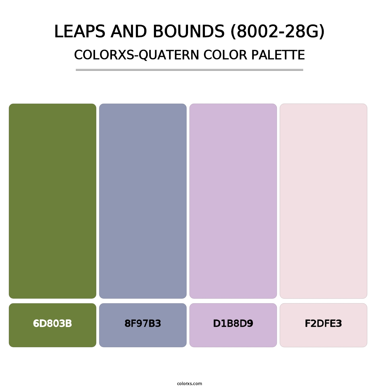 Leaps and Bounds (8002-28G) - Colorxs Quatern Palette