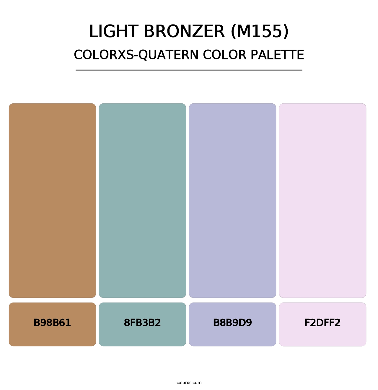 Light Bronzer (M155) - Colorxs Quatern Palette