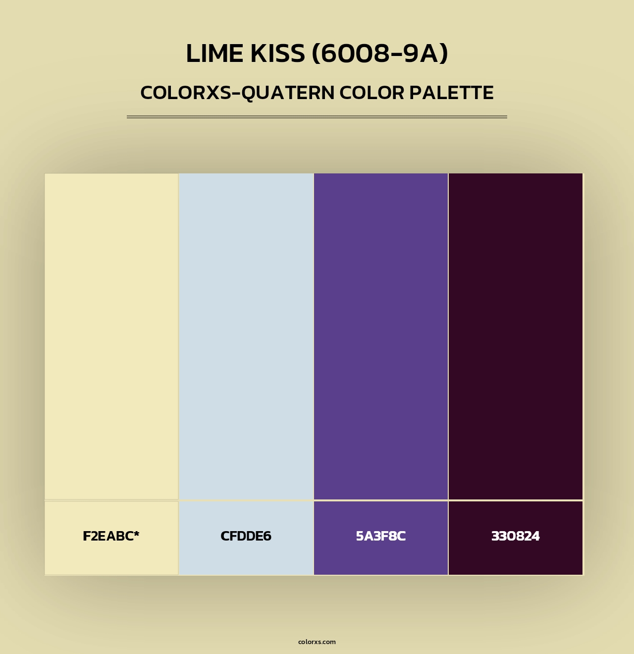 Lime Kiss (6008-9A) - Colorxs Quad Palette