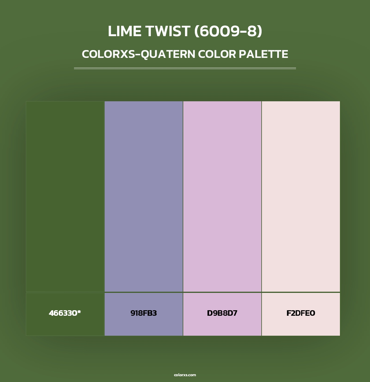 Lime Twist (6009-8) - Colorxs Quad Palette