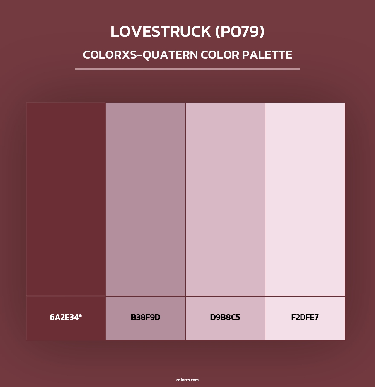 Lovestruck (P079) - Colorxs Quad Palette
