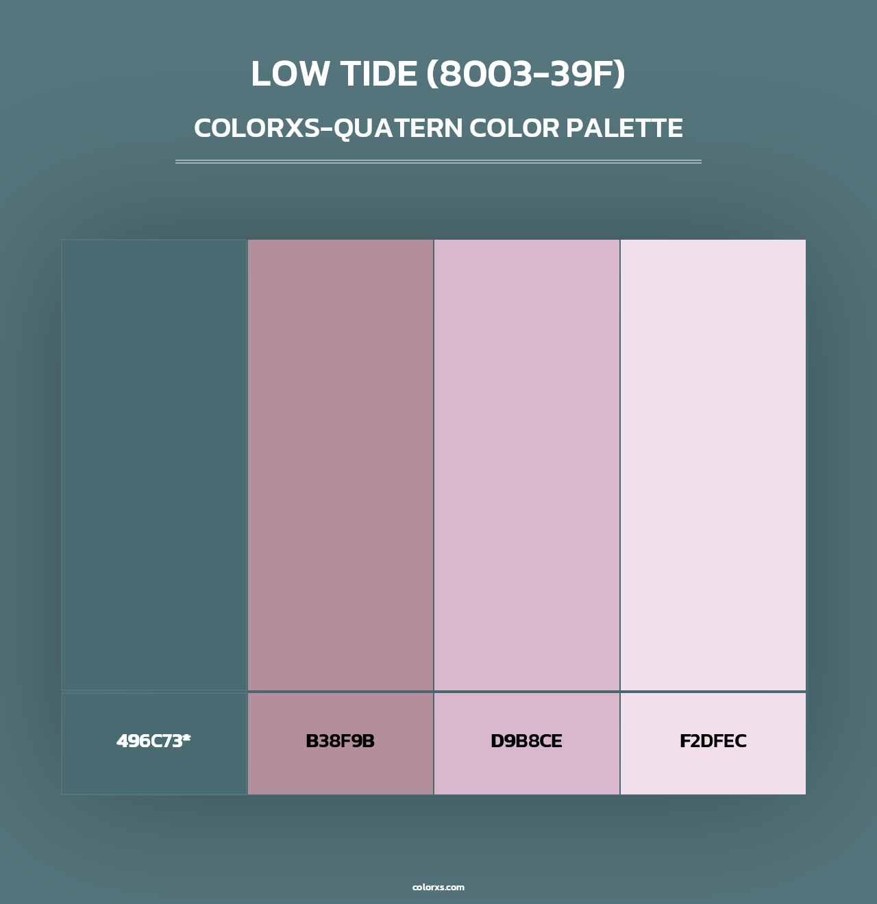 Low Tide (8003-39F) - Colorxs Quad Palette