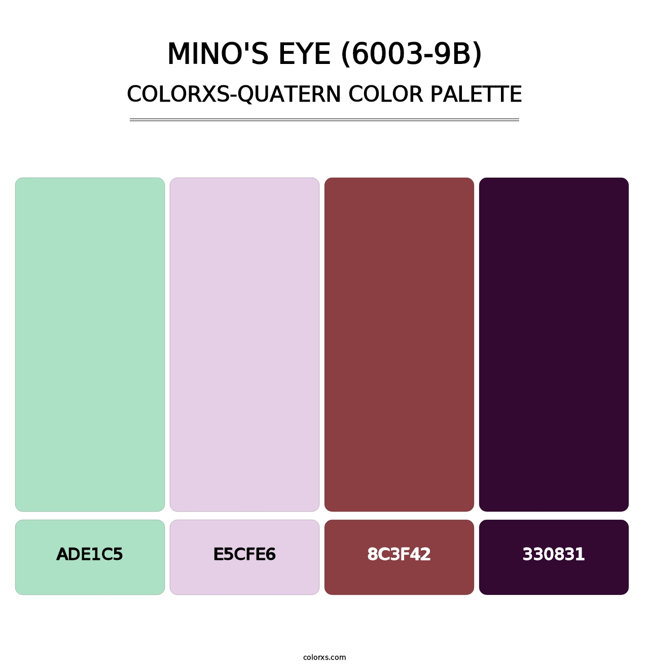 Mino's Eye (6003-9B) - Colorxs Quatern Palette