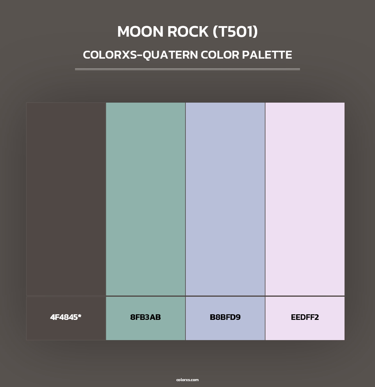 Moon Rock (T501) - Colorxs Quad Palette