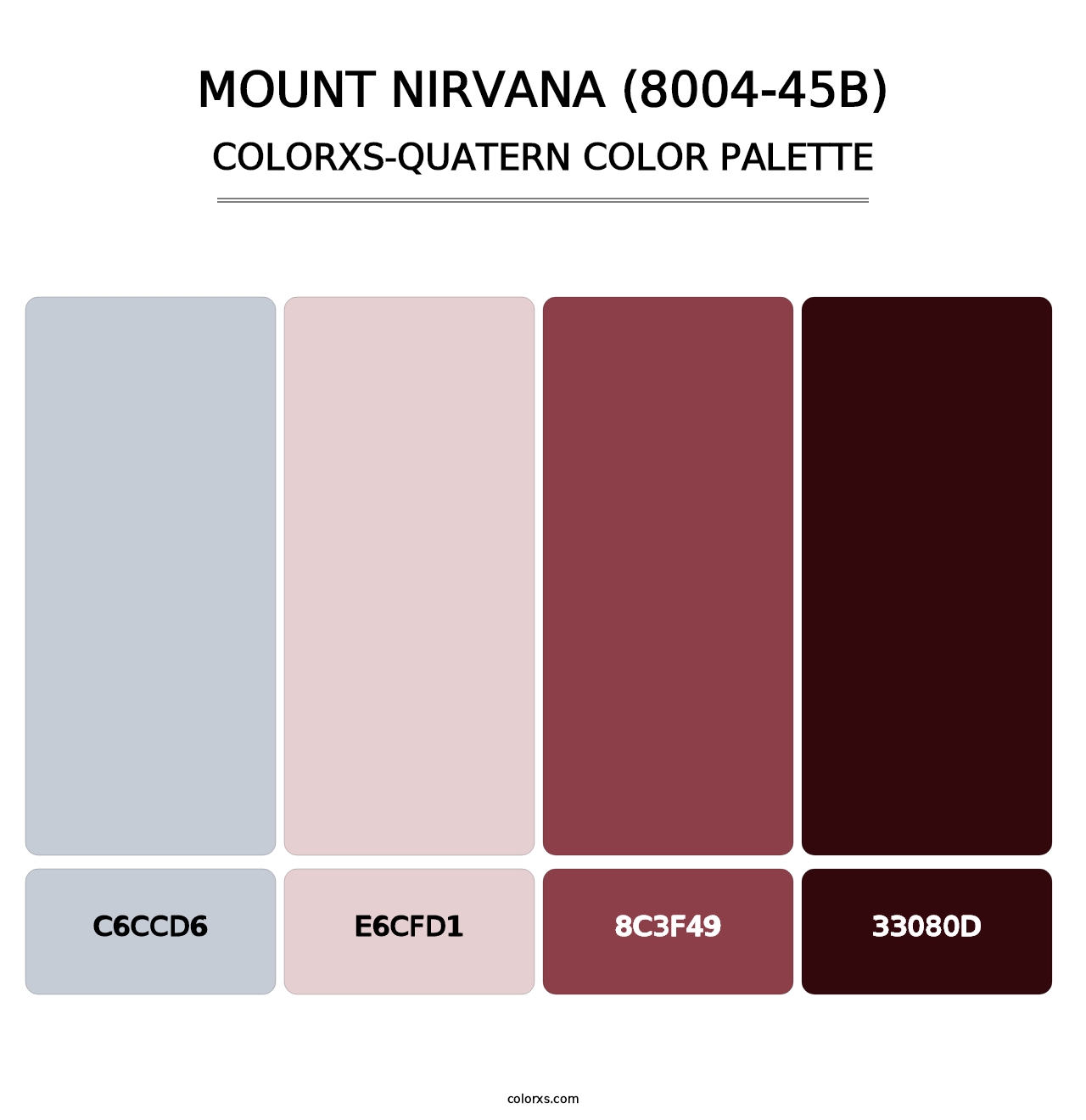 Mount Nirvana (8004-45B) - Colorxs Quatern Palette