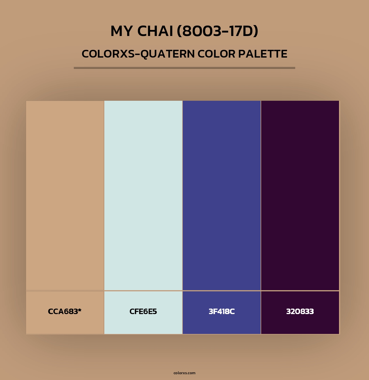My Chai (8003-17D) - Colorxs Quad Palette