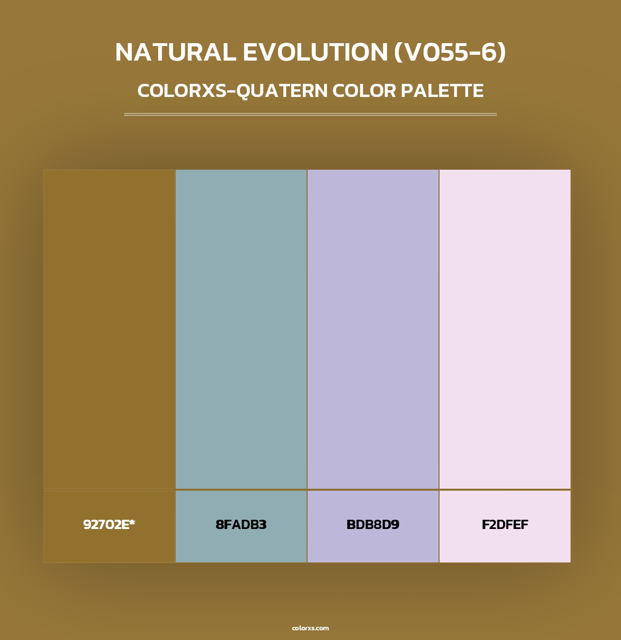 Natural Evolution (V055-6) - Colorxs Quad Palette