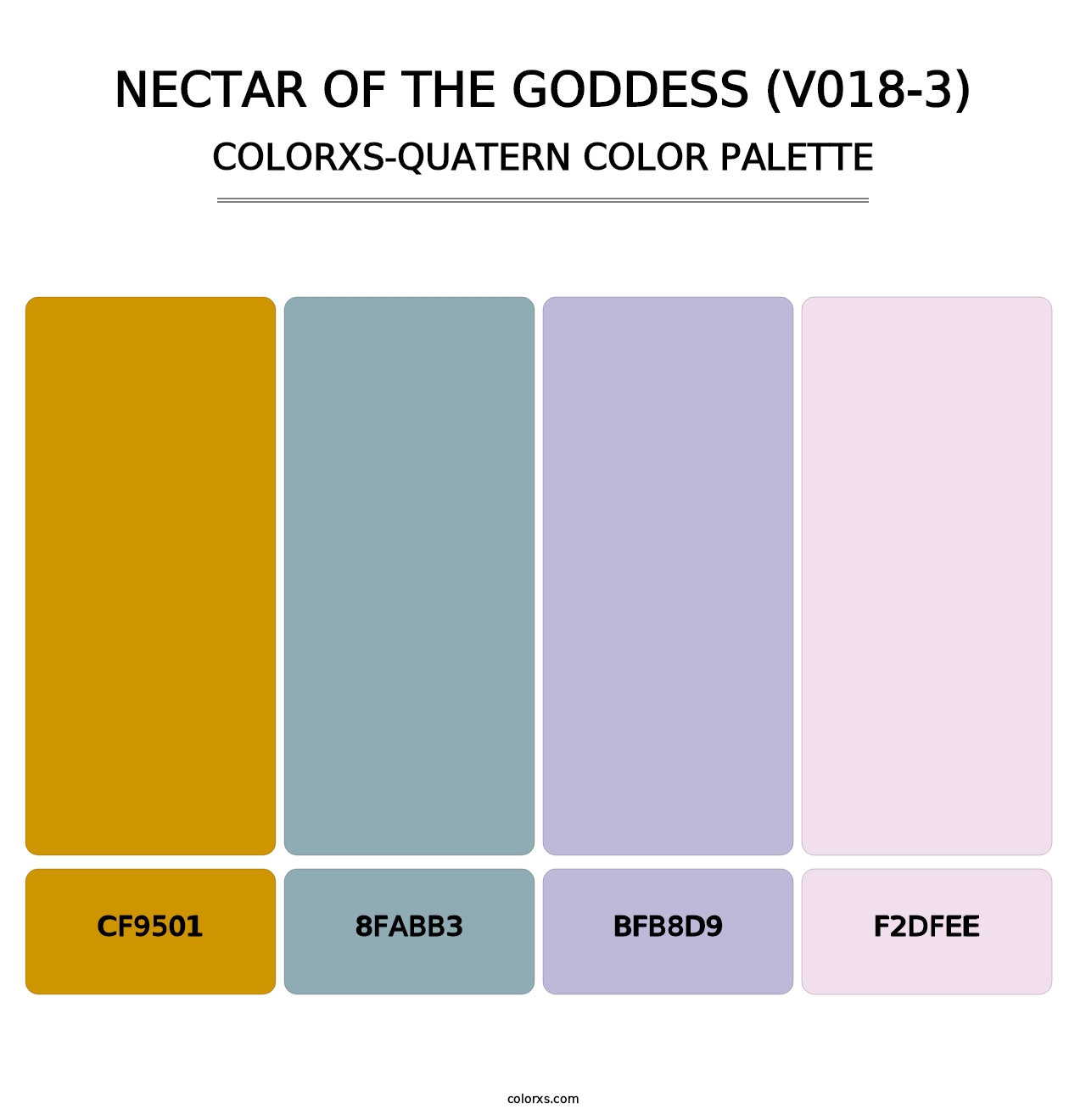 Nectar of the Goddess (V018-3) - Colorxs Quatern Palette