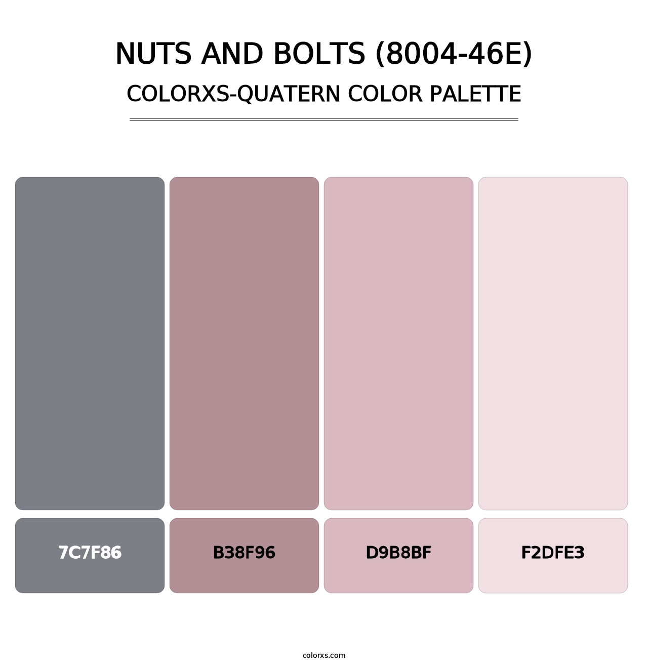 Nuts and Bolts (8004-46E) - Colorxs Quatern Palette