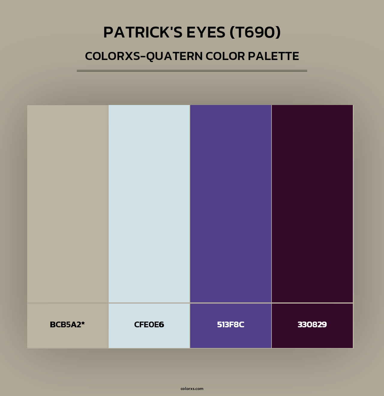 Patrick's Eyes (T690) - Colorxs Quad Palette