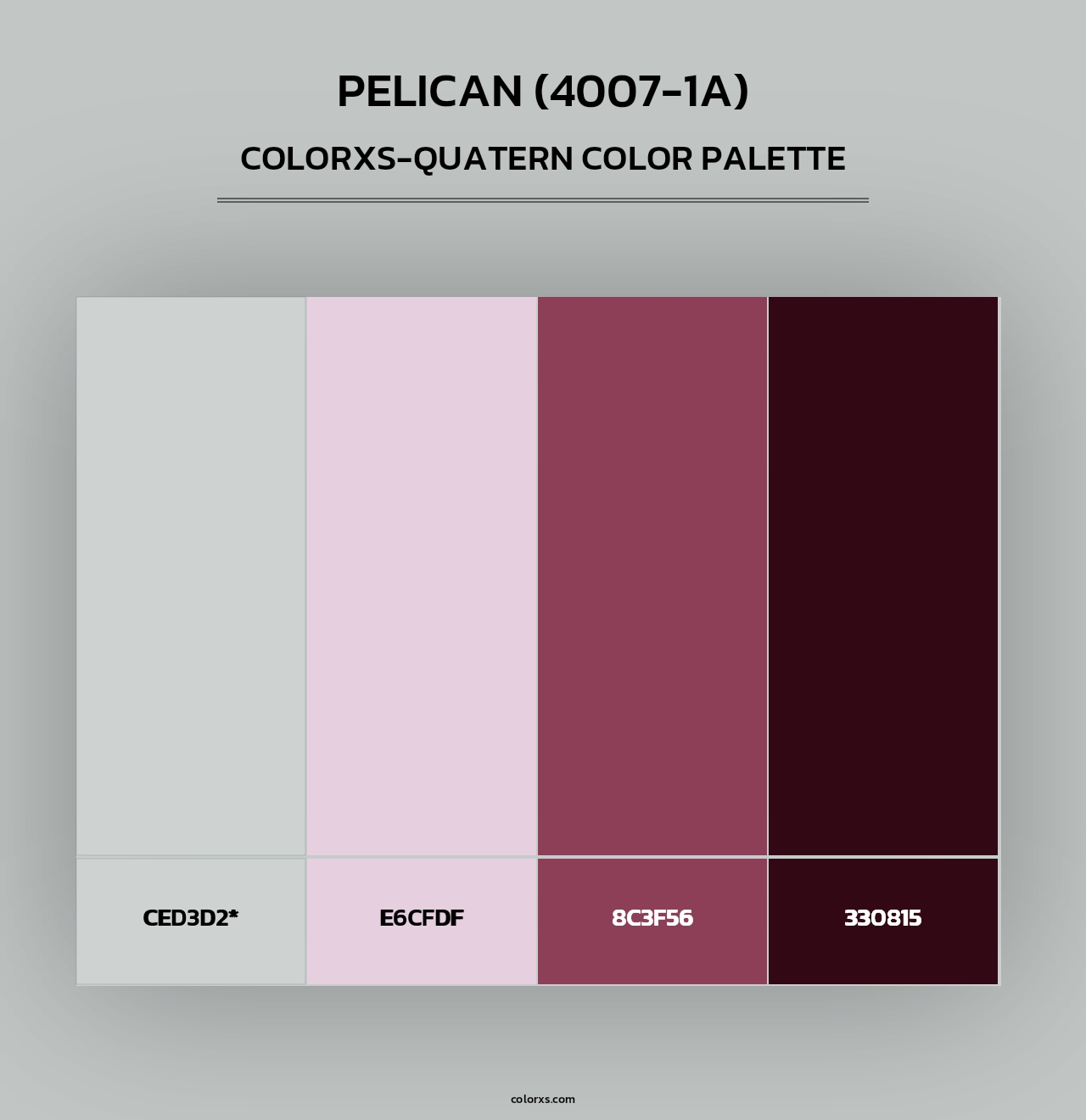 Pelican (4007-1A) - Colorxs Quad Palette