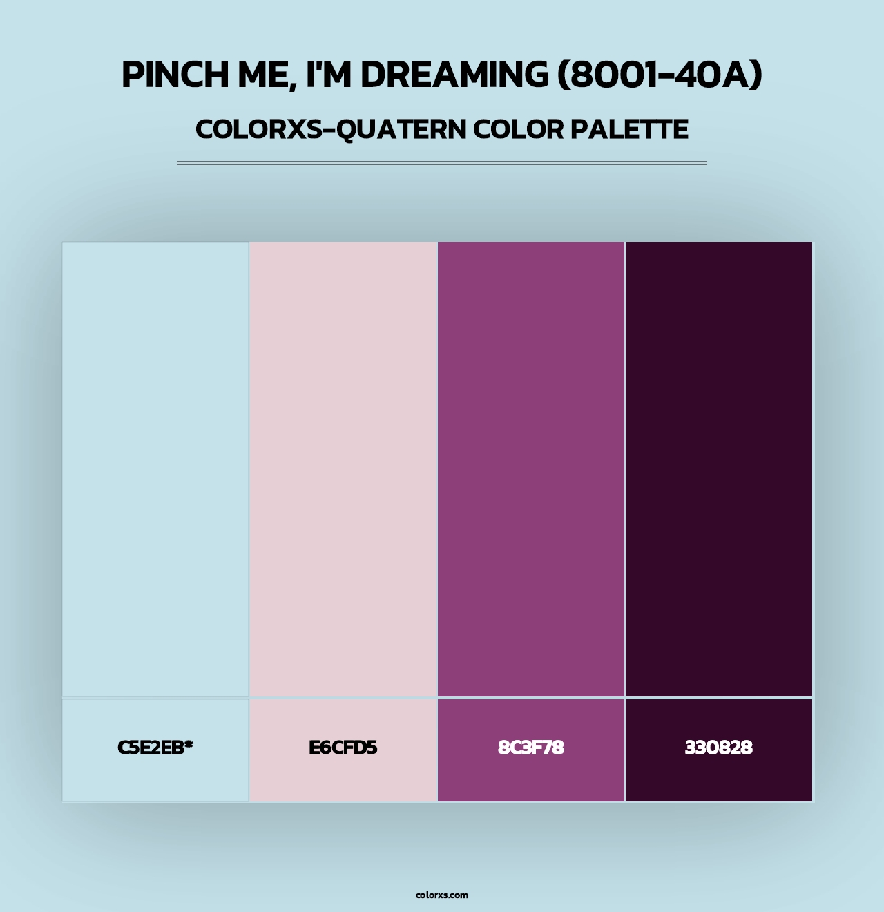 Pinch Me, I'm Dreaming (8001-40A) - Colorxs Quad Palette