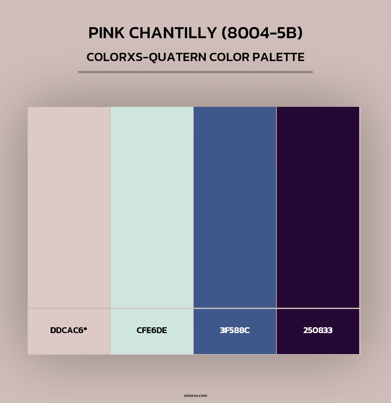 Pink Chantilly (8004-5B) - Colorxs Quad Palette