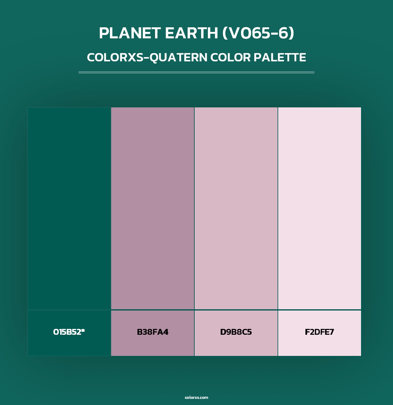 Planet Earth (V065-6) - Colorxs Quad Palette