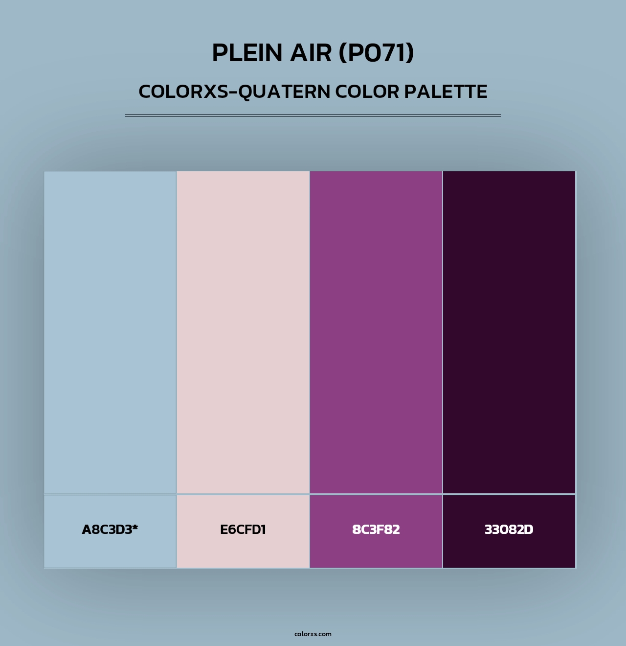 Plein Air (P071) - Colorxs Quad Palette