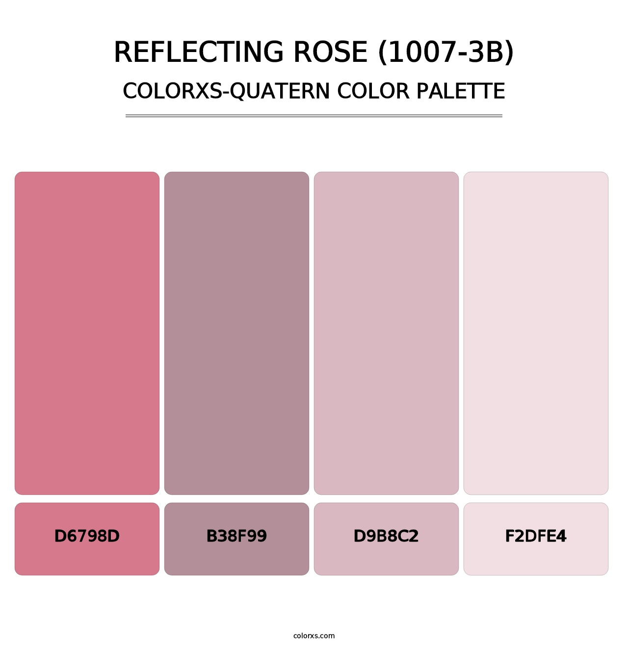 Reflecting Rose (1007-3B) - Colorxs Quatern Palette