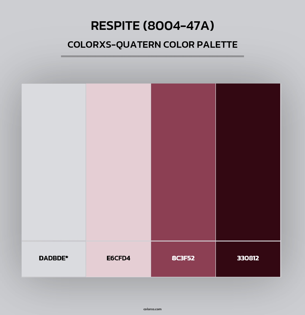 Respite (8004-47A) - Colorxs Quad Palette