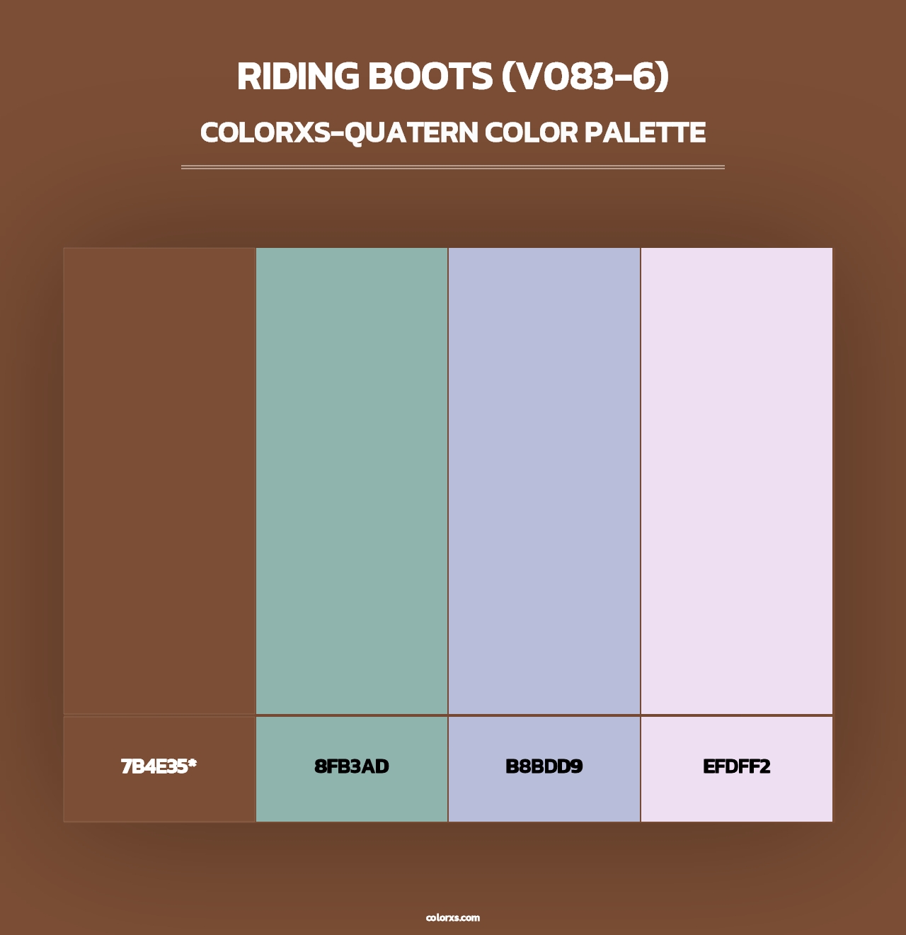 Riding Boots (V083-6) - Colorxs Quad Palette