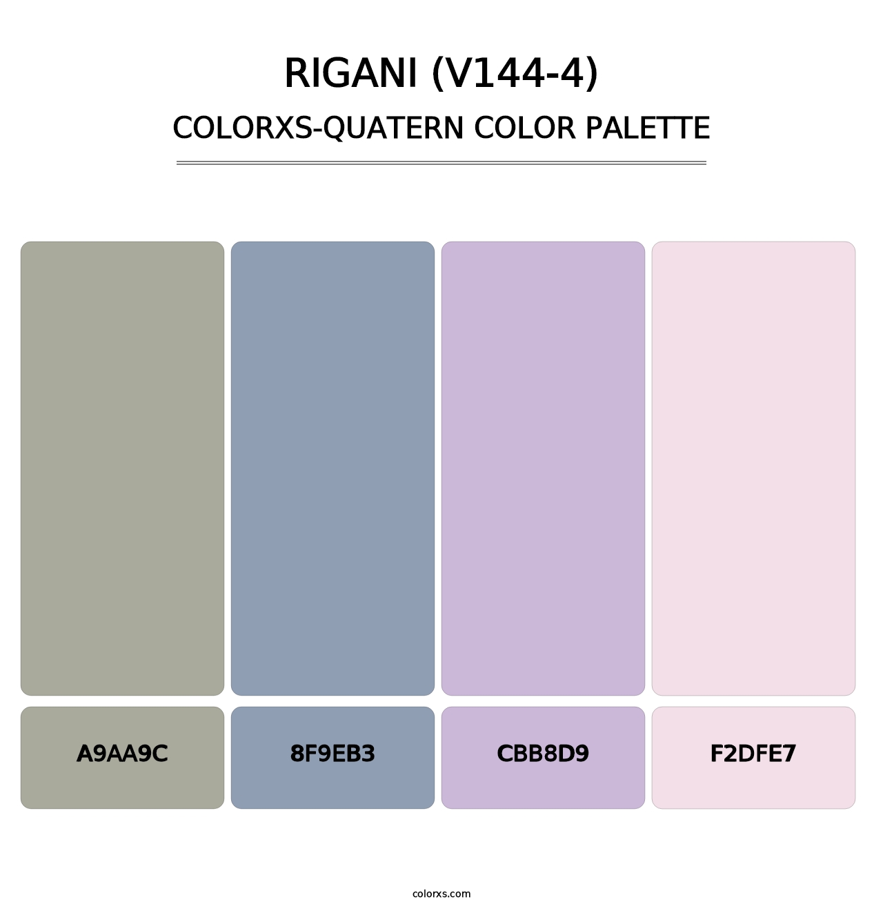 Rigani (V144-4) - Colorxs Quatern Palette