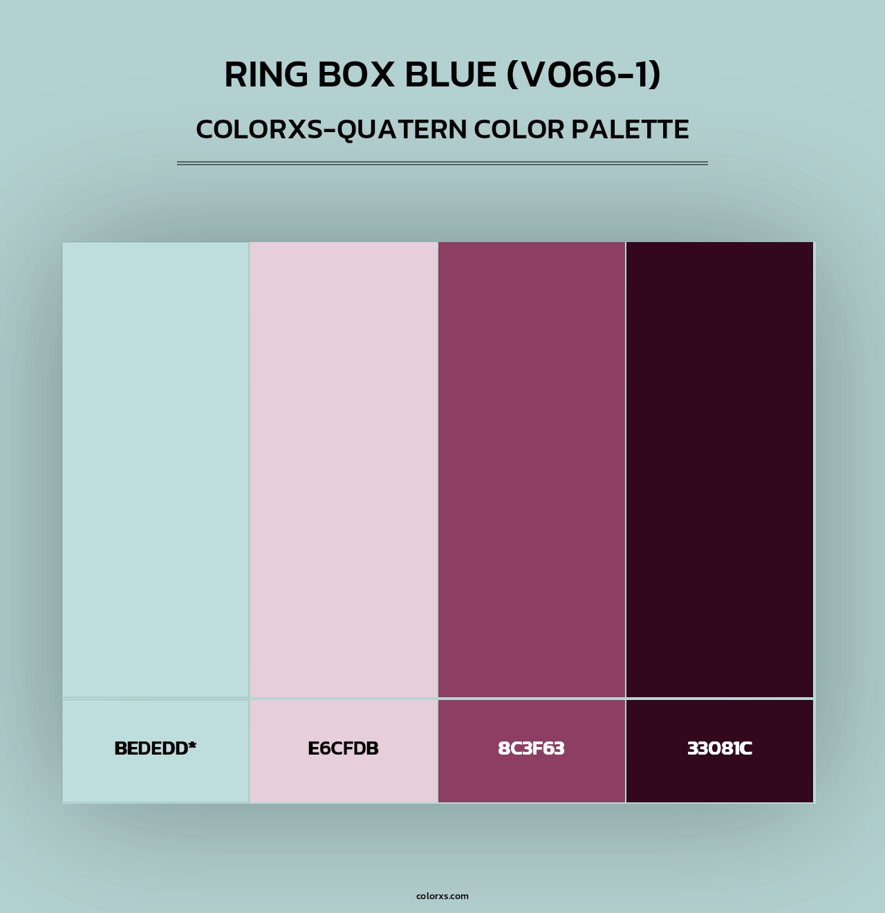 Ring Box Blue (V066-1) - Colorxs Quad Palette