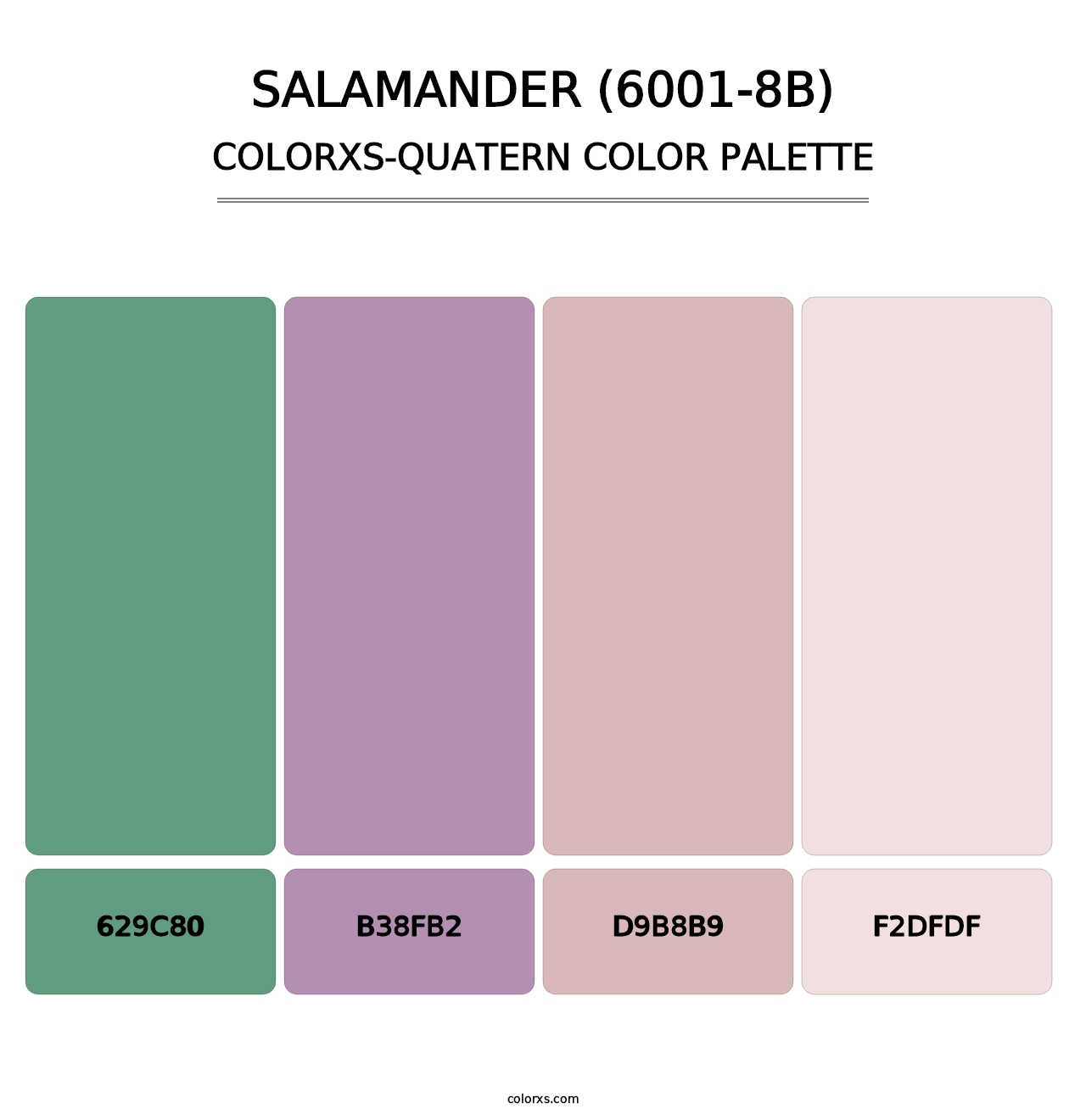 Salamander (6001-8B) - Colorxs Quatern Palette