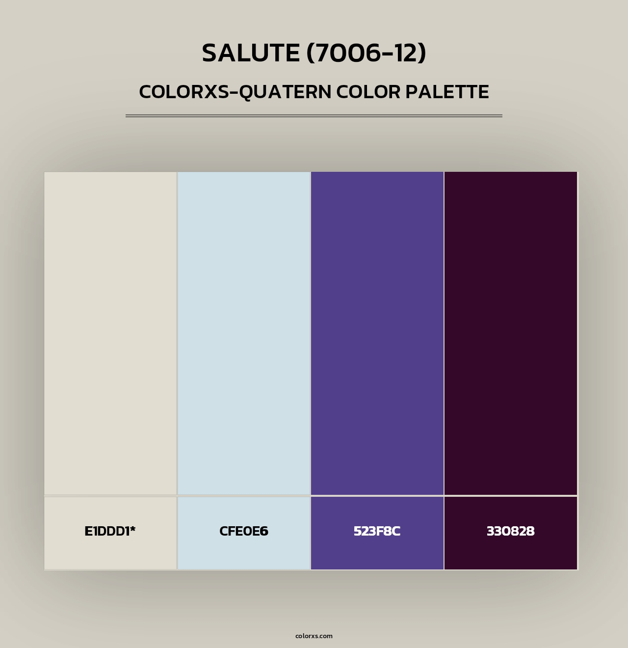 Salute (7006-12) - Colorxs Quad Palette