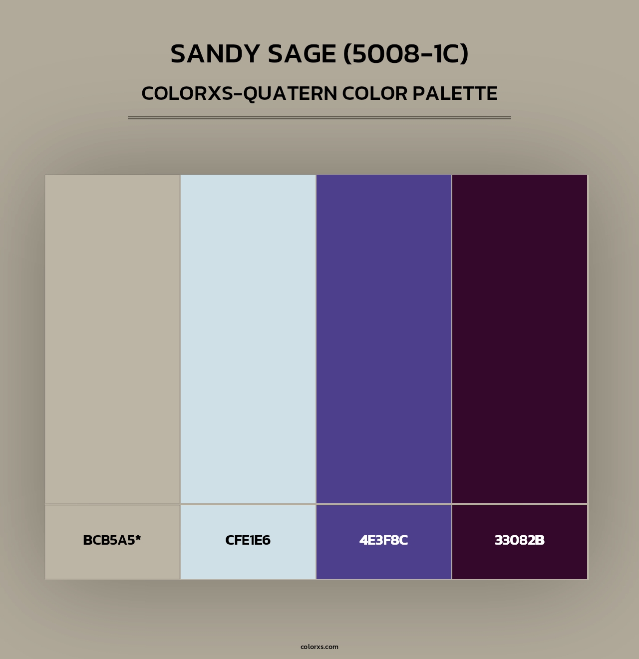 Sandy Sage (5008-1C) - Colorxs Quad Palette