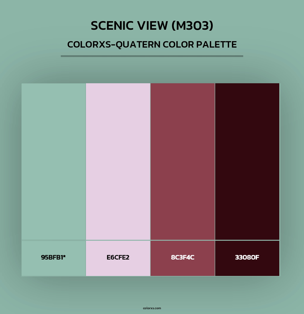 Scenic View (M303) - Colorxs Quad Palette