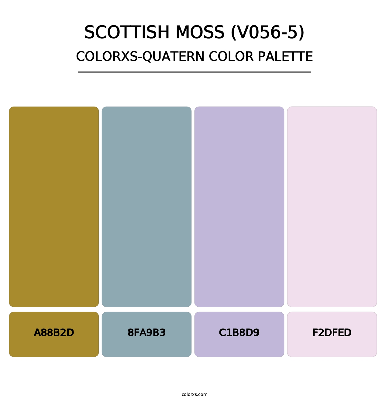 Scottish Moss (V056-5) - Colorxs Quatern Palette