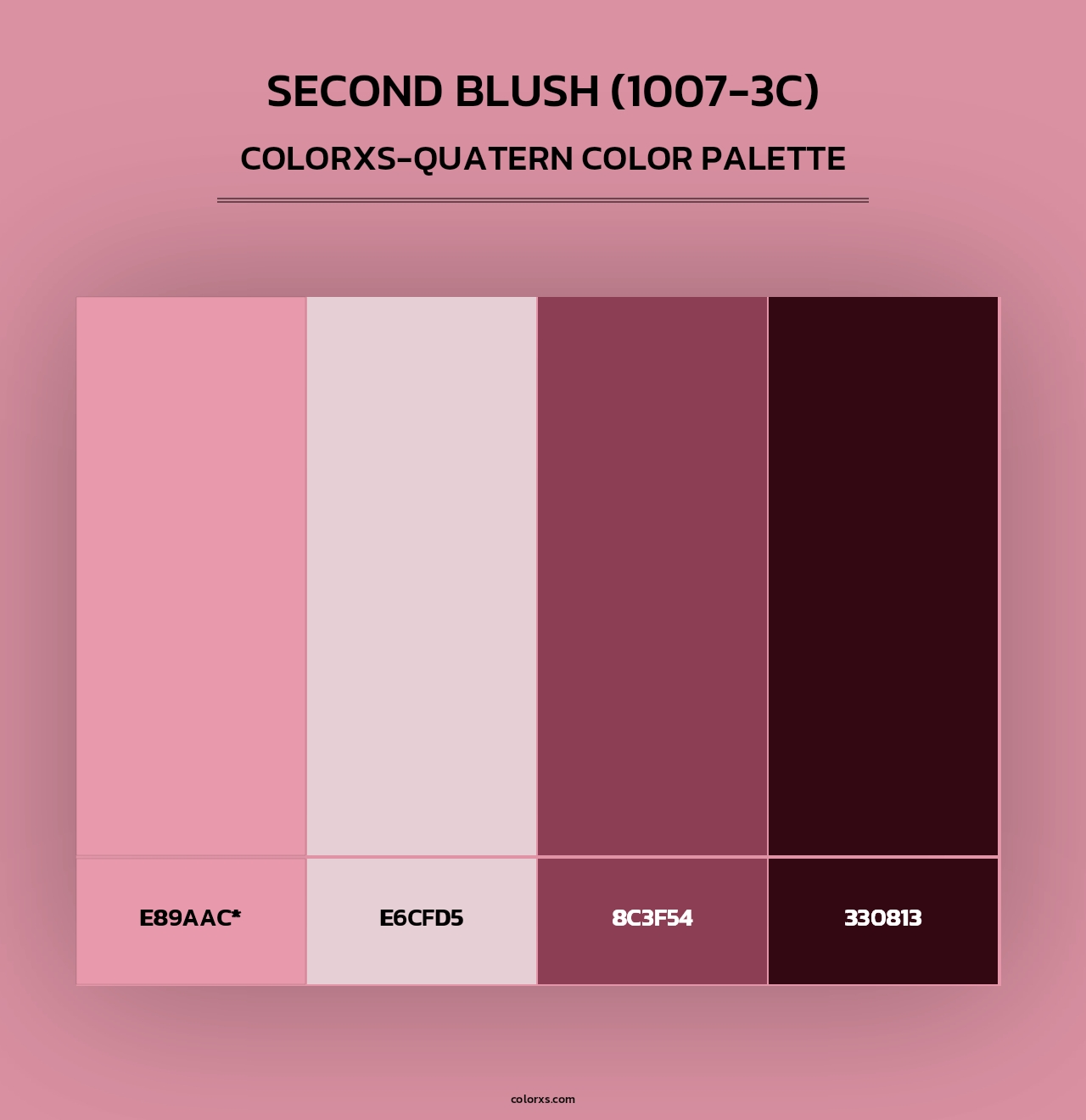 Second Blush (1007-3C) - Colorxs Quad Palette