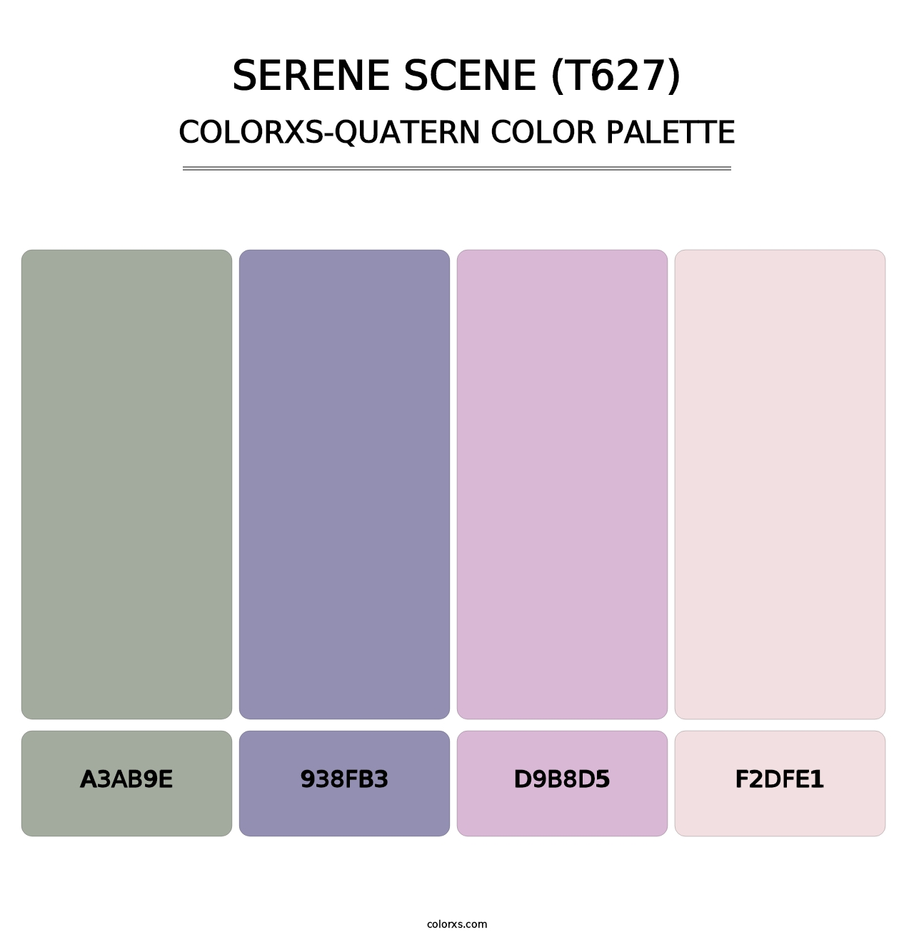 Serene Scene (T627) - Colorxs Quatern Palette