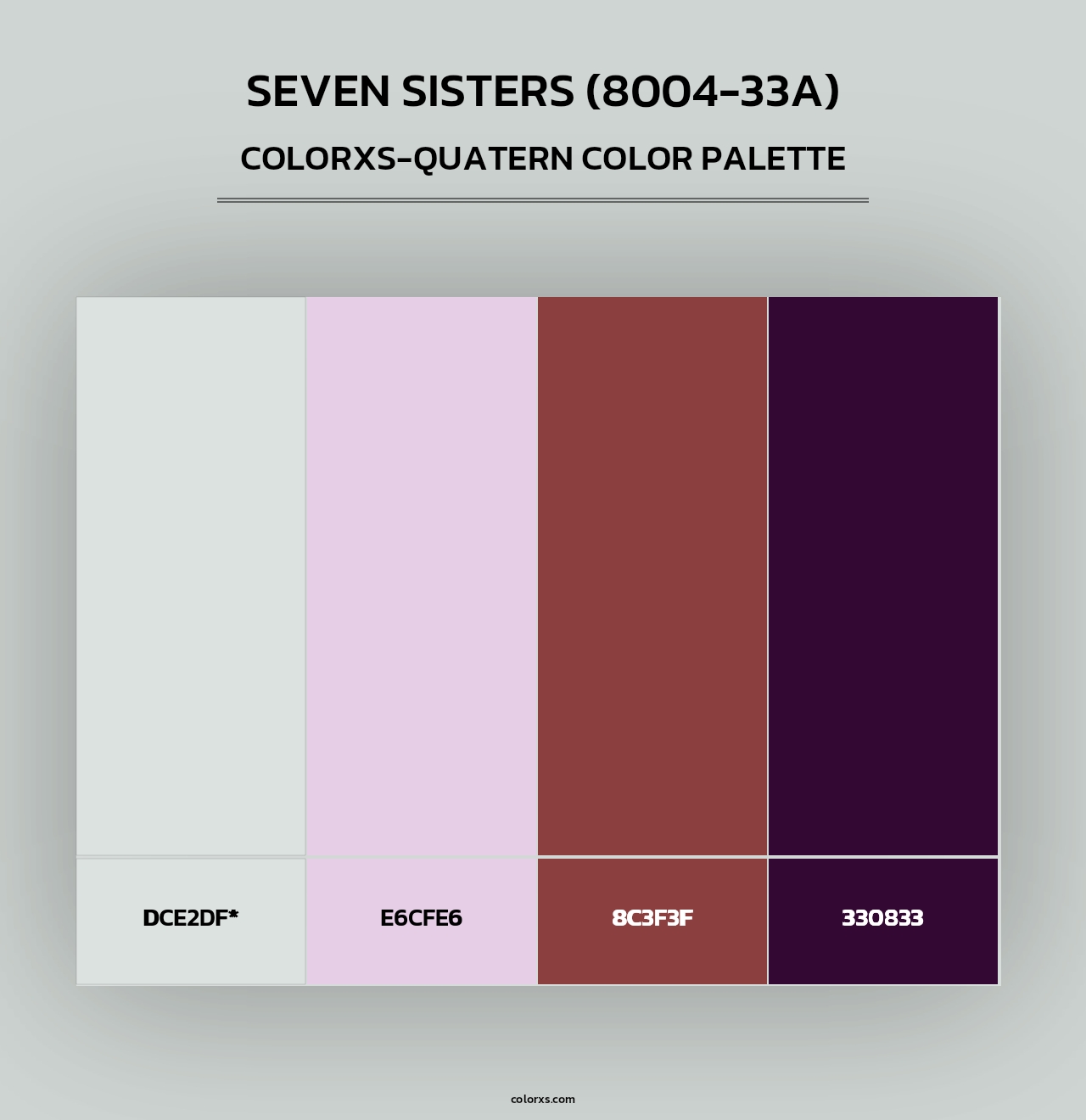 Seven Sisters (8004-33A) - Colorxs Quad Palette
