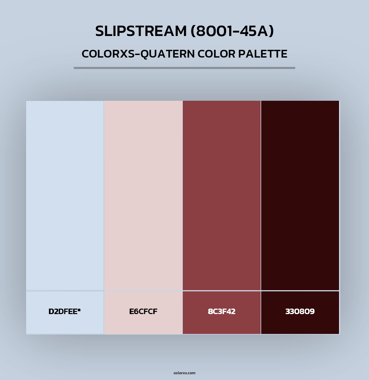 Slipstream (8001-45A) - Colorxs Quad Palette