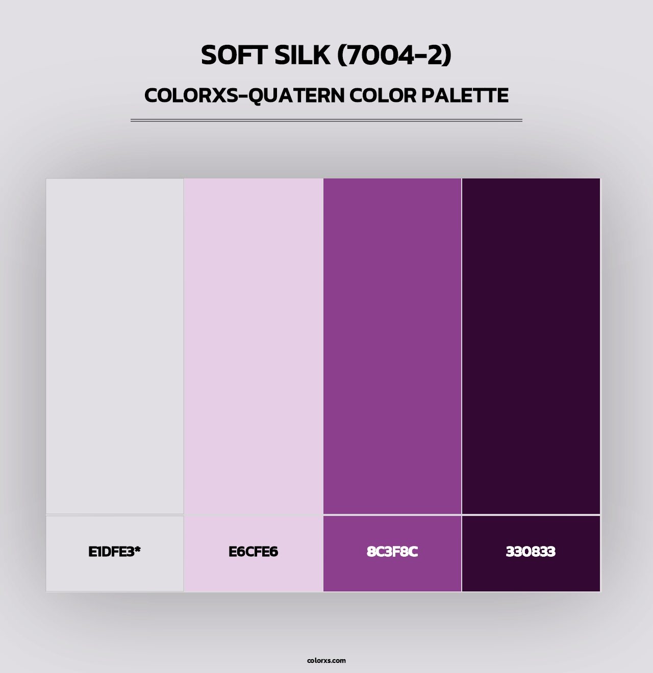 Soft Silk (7004-2) - Colorxs Quad Palette