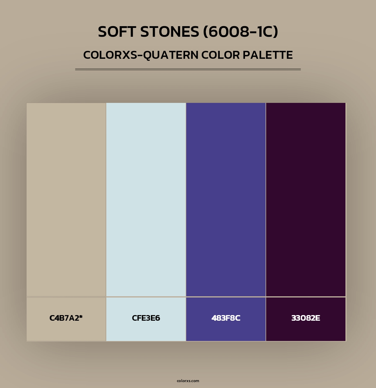 Soft Stones (6008-1C) - Colorxs Quad Palette