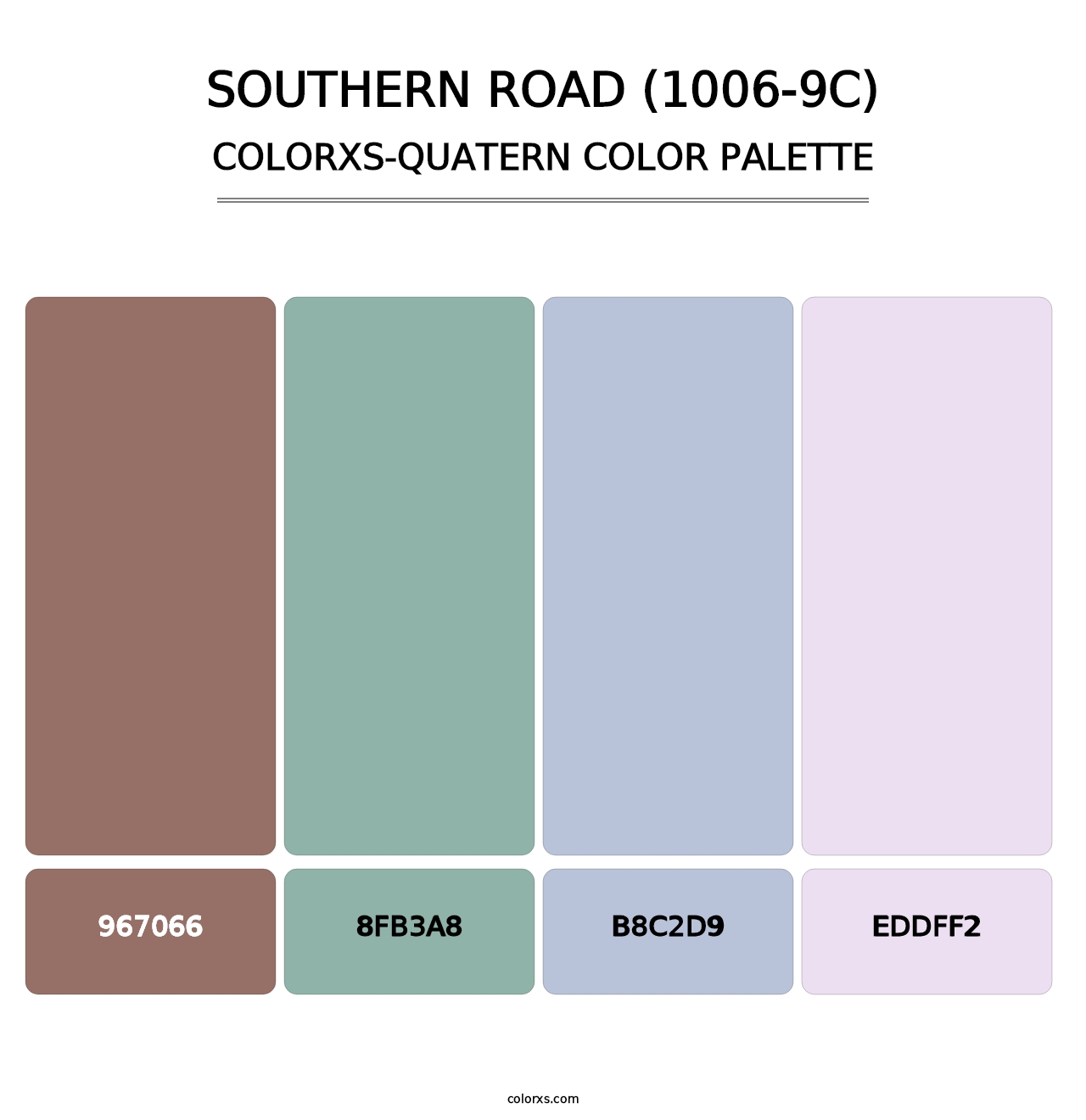 Southern Road (1006-9C) - Colorxs Quatern Palette
