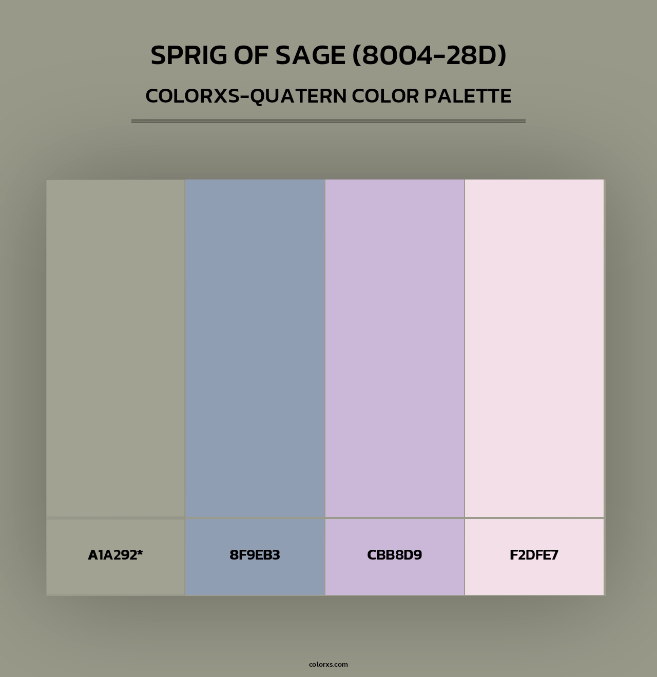 Sprig of Sage (8004-28D) - Colorxs Quad Palette