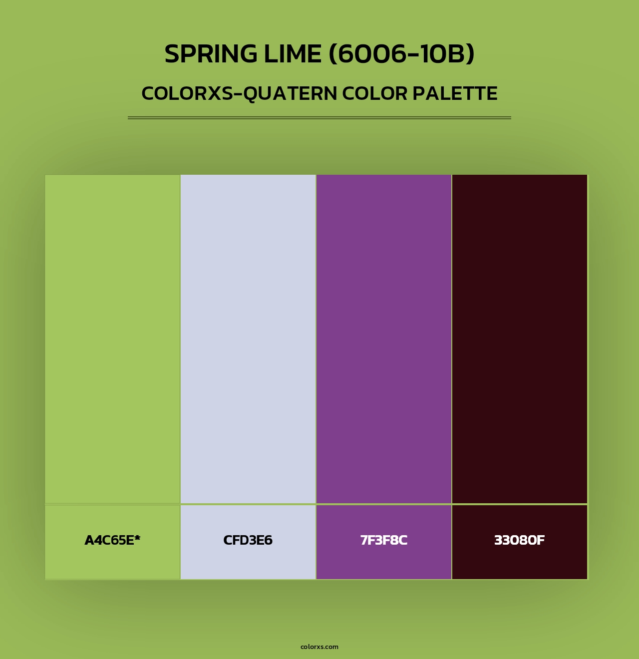 Spring Lime (6006-10B) - Colorxs Quad Palette