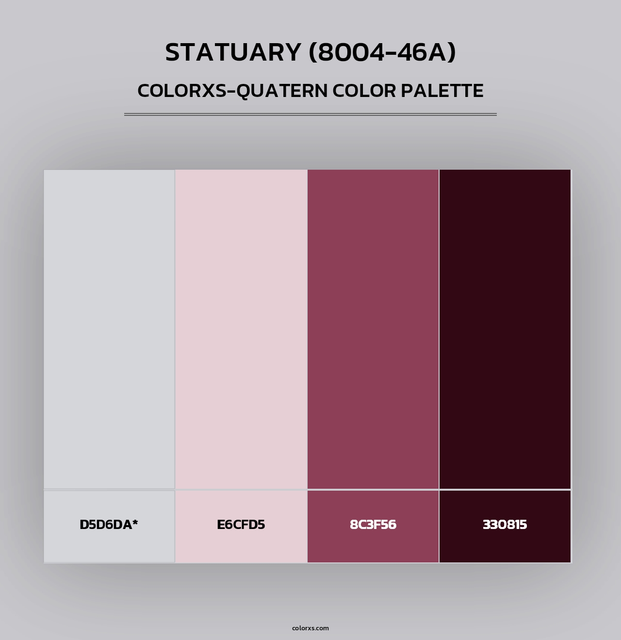 Statuary (8004-46A) - Colorxs Quad Palette
