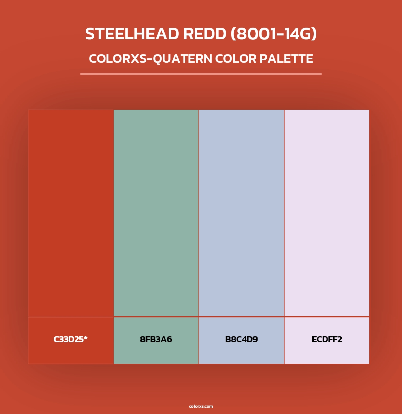 Steelhead Redd (8001-14G) - Colorxs Quad Palette