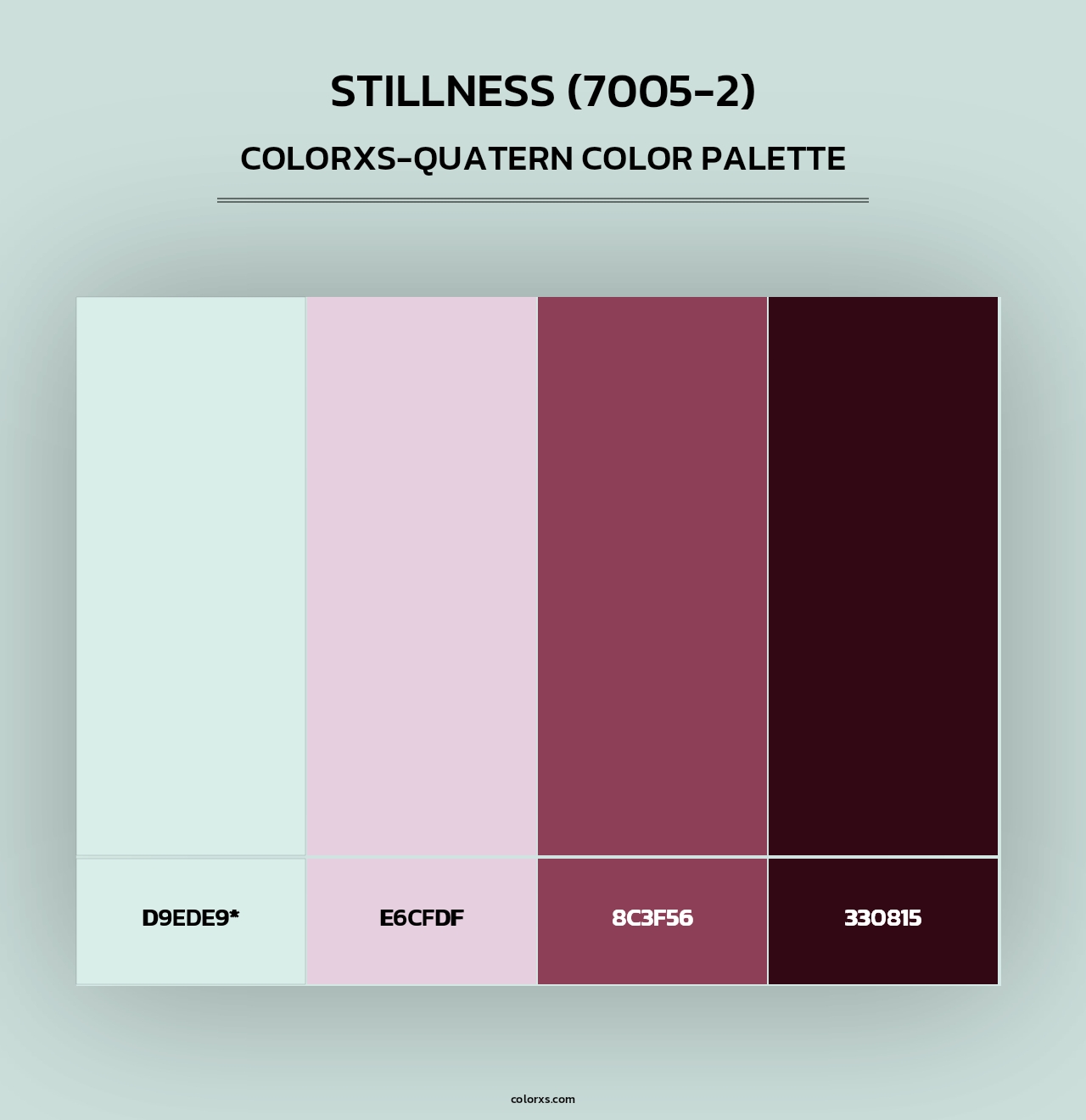 Stillness (7005-2) - Colorxs Quad Palette