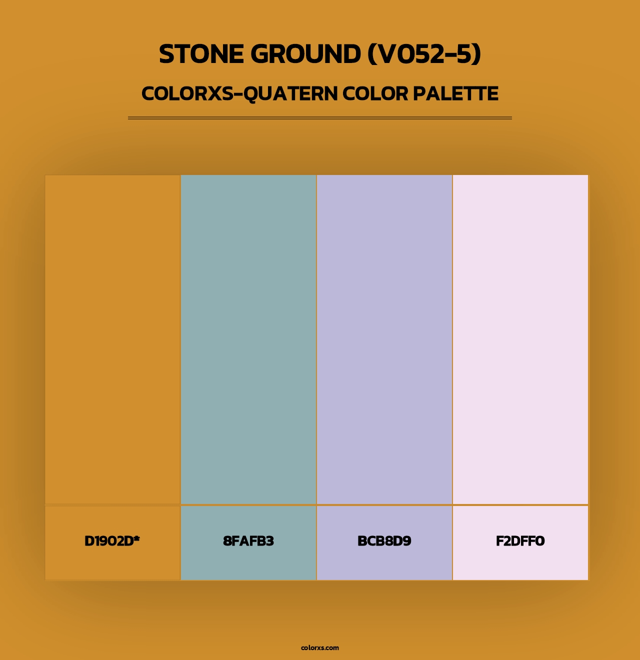 Stone Ground (V052-5) - Colorxs Quad Palette