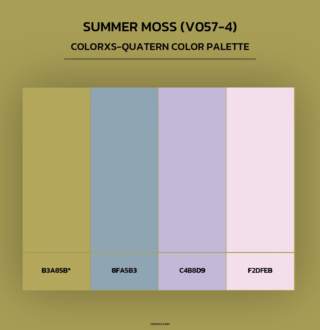 Summer Moss (V057-4) - Colorxs Quad Palette