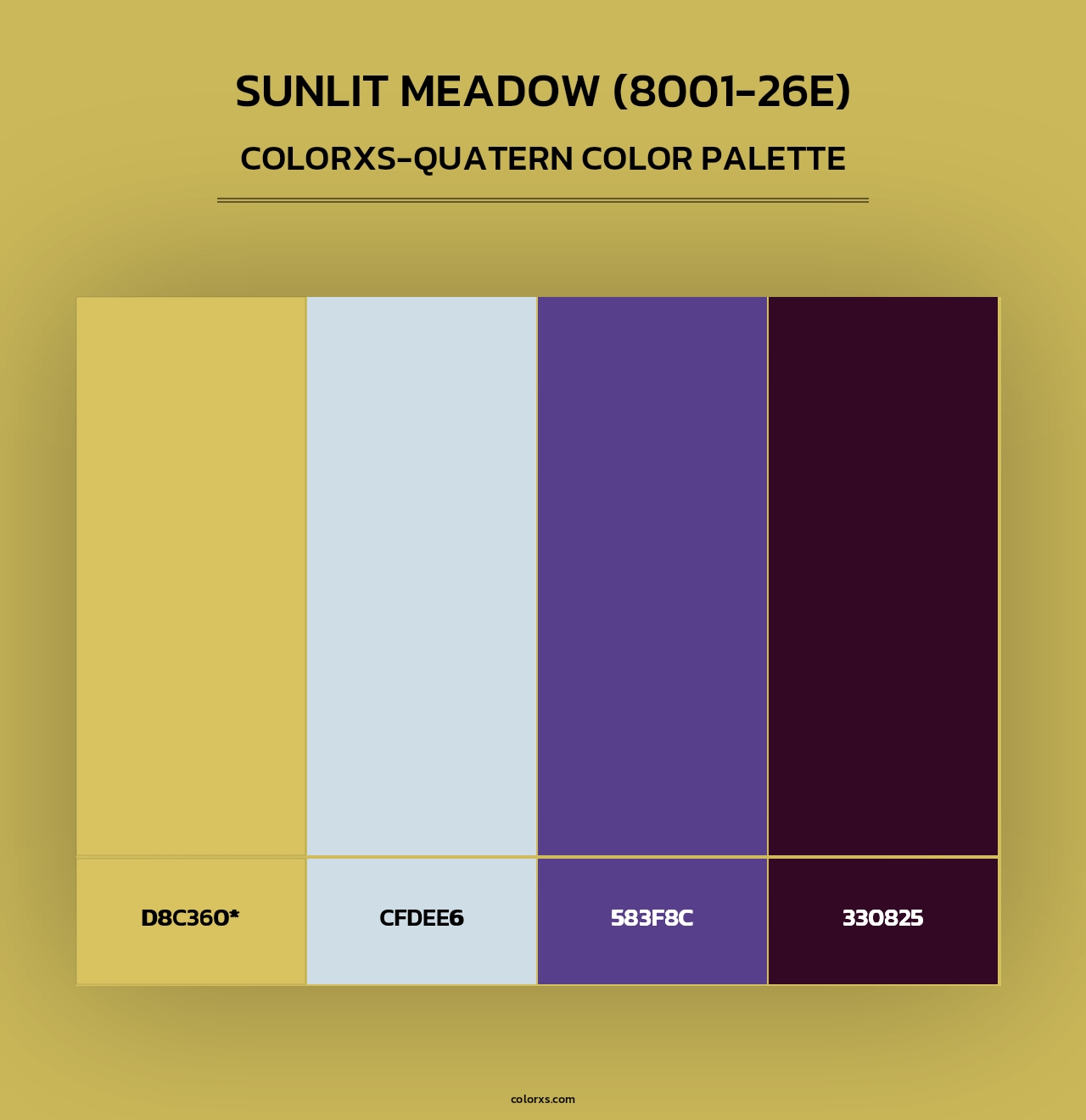 Sunlit Meadow (8001-26E) - Colorxs Quad Palette