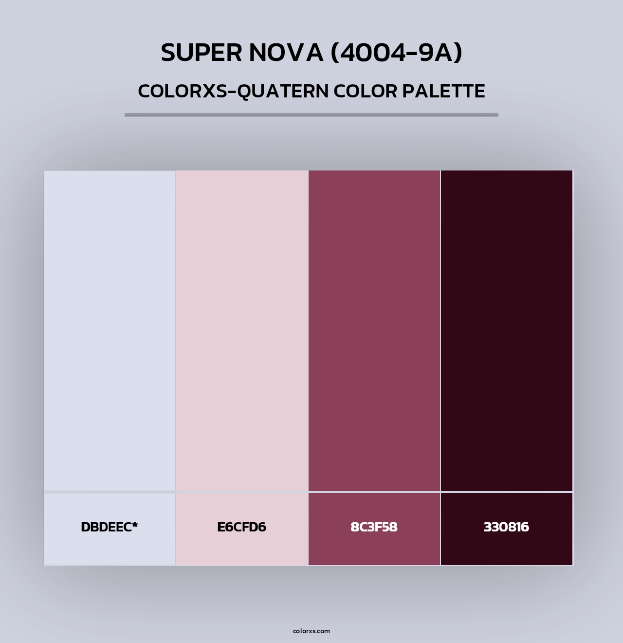 Super Nova (4004-9A) - Colorxs Quad Palette
