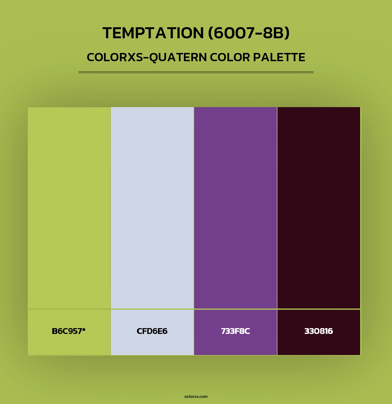 Temptation (6007-8B) - Colorxs Quad Palette