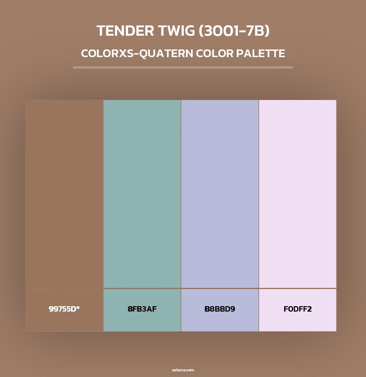 Tender Twig (3001-7B) - Colorxs Quad Palette